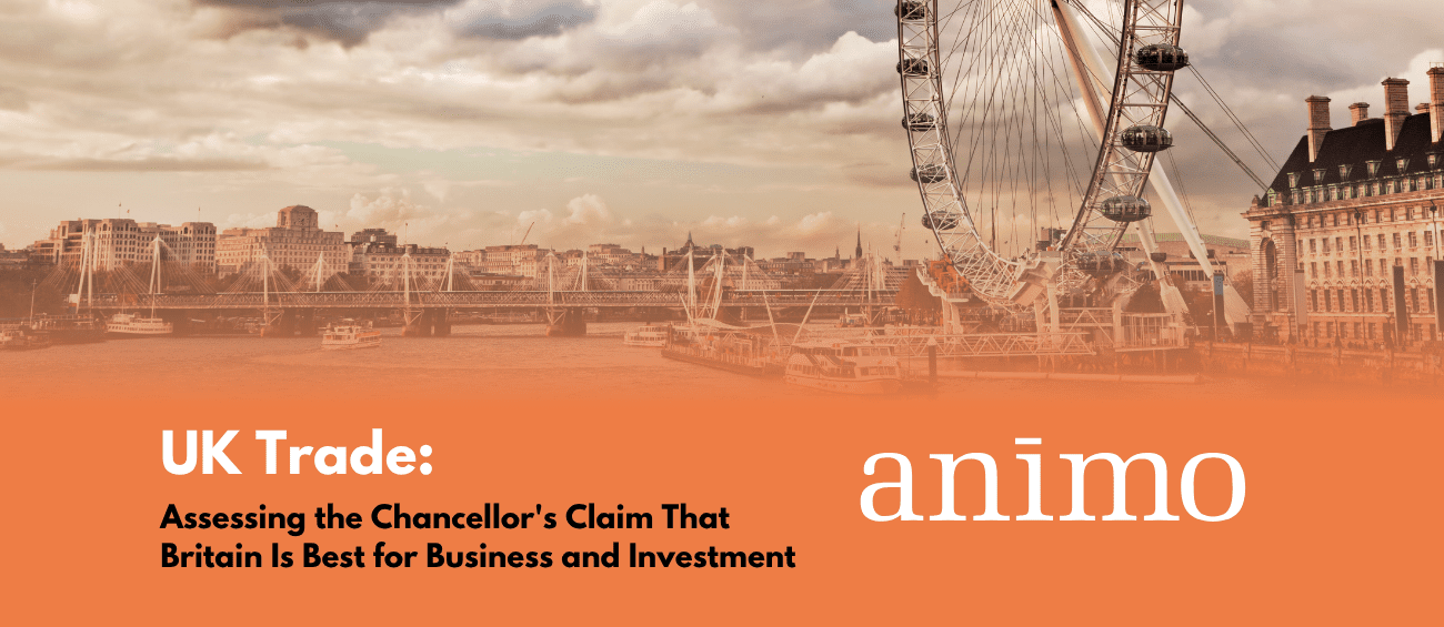 Skyline of London’s financial district symbolizing UK trade and investment opportunities.